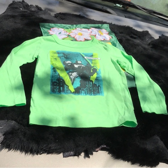 Oshkosh B’Gosh Green Long Sleeves Tee Meanwhile…Robot City Invader Alien 6 - Picture 5 of 10